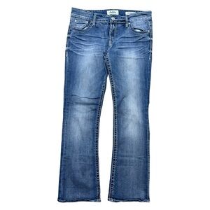 Women’s Y2K Daytrip Medium Wash Virgo Bootcut Cute Blue Jeans Size 30